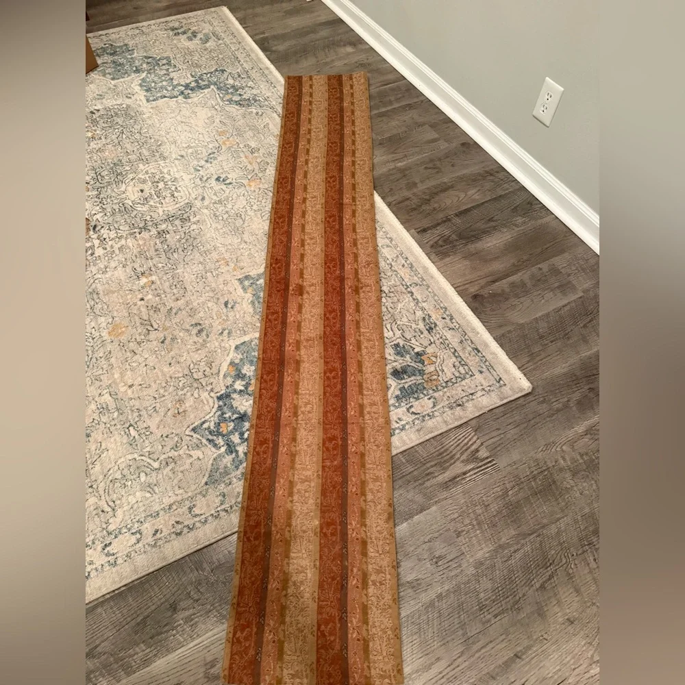 Crate&Barrel Earthy Brown and Tan Runner